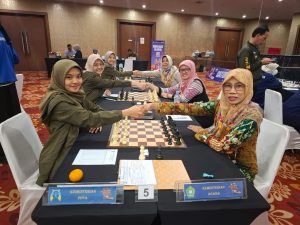 Sukses ! Tim Catur Putri Kementerian Agama Sapu Bersih 3-0 vs Tim Catur Kementerian PPA